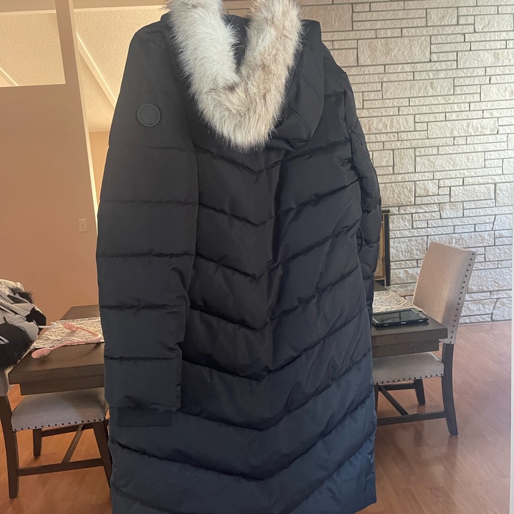 Black Puffer Coat - Picture 4 of 7